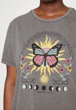 CLARE COLORFUL MYSTICAL - T-Shirt Print - Gray -Mode Kleidung 009acdb2ce9a4b42a3c1692c986c6dd9