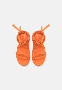 Even&Odd Plateausandalette - Orange -Mode Kleidung 02ae21ac6f284ab88fd56786b98df219