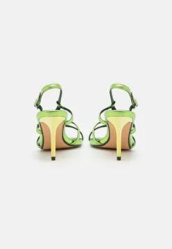Even&Odd LEATHER - High Heel Sandalette - Green -Mode Kleidung 05eca1f072ac4b38a85da3c1f81738a2