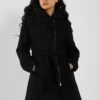Even&Odd Short Coat - Black