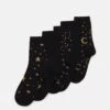 Even&Odd 5 PACK - Socks - Black