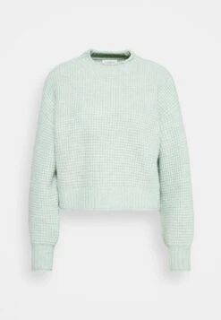 Even&Odd MOSS STITCH JUMPER - Strickpullover - Light Green