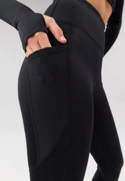 ESSENTIAL FULL LENGTH HIGH RISE LEGGINGS WITH SIDE POCKET - Leggings - Black -Mode Kleidung 0d0adb59cbbd4dba893fe7e9f56613df