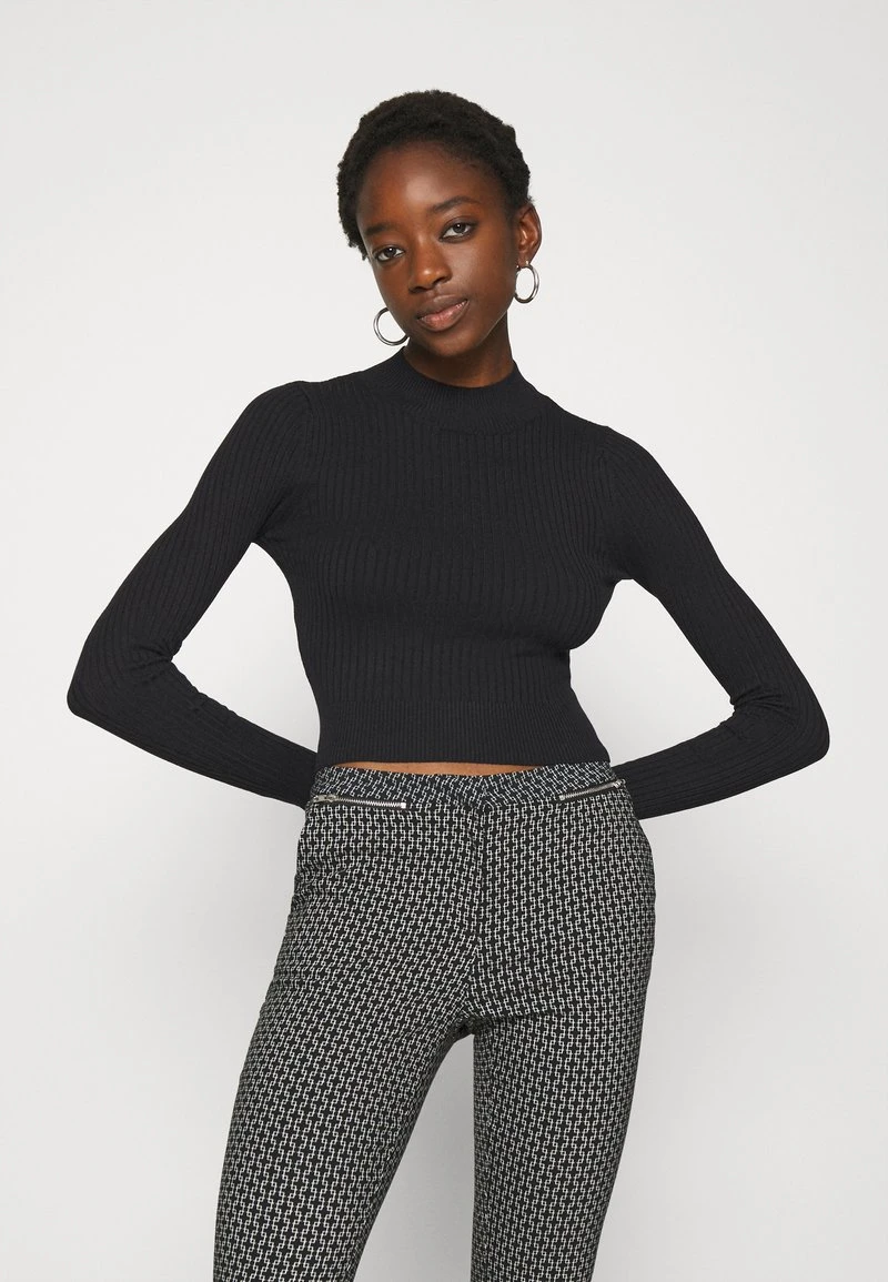 Even&Odd 2 PACK - Strickpullover - Black/white 5 Even&Odd 2 PACK - Strickpullover - Black/white – Bild 5