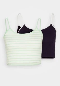 Even&Odd MULTI ROUND NECK 2 PACK - Top - Blue/white -Mode Kleidung 16e95ba23cd4439794049f9555b18574