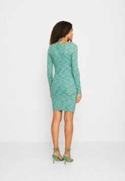 Even&Odd Jerseykleid - Mottled Green -Mode Kleidung 263df20c7cb549fd8f91018e7d63f745