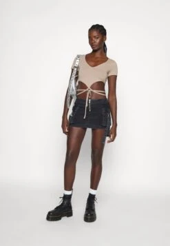 Even&Odd T-Shirt Print - Taupe -Mode Kleidung 26a578370a394fc8937d0efa2a6a414f