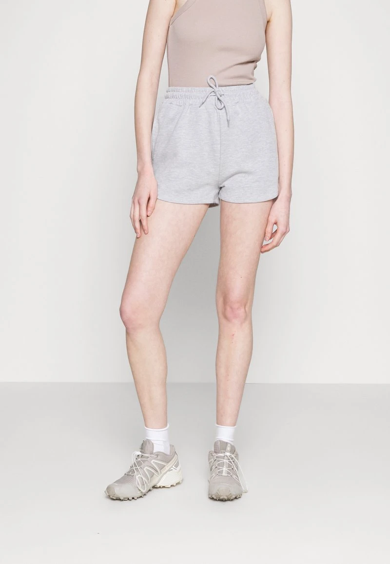 Even&Odd Shorts - Mottled Light Grey 1 Even&Odd Shorts - Mottled Light Grey