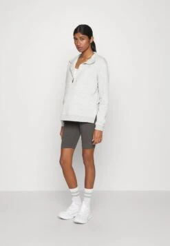 2 PACK - Shorts - Black/mottled Dark Grey