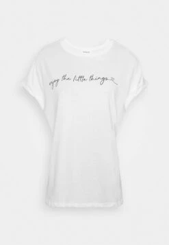 Even&Odd MANDALA ENJOY THE LITTLE THINGS TEE - T-Shirt Print - White -Mode Kleidung 36002838ae3544e0bae6297b26918a8a