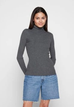 Even&Odd Strickpullover - Mottled Dark Grey