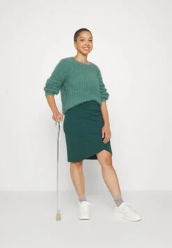 Even&Odd Bleistiftrock - Green -Mode Kleidung 39812d076da84f0cac68ac95ff54c07d