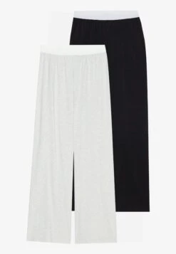 Even&Odd 2 PACK - Pyjama Bottoms - Black/light Grey -Mode Kleidung 3dedd38e239446f98c9cb9c7eb0d63ef
