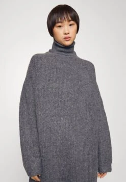 Strickkleid - Dark Grey -Mode Kleidung 401617c6739d4e268e90b3cdde987983