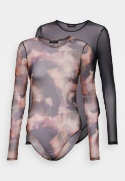 Even&Odd 2in1 - T-Shirt Print - Black/multi-coloured -Mode Kleidung 4083aec608a441f0bbcb3fe71ae63dfe