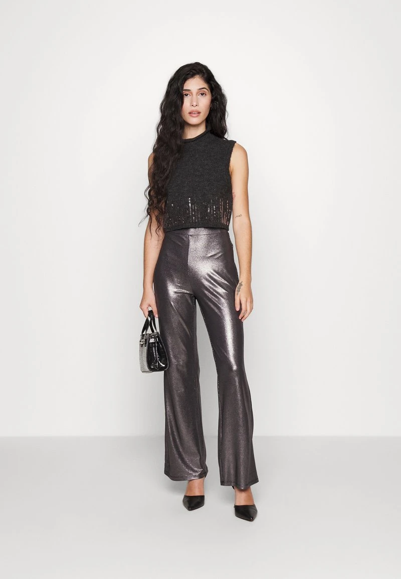 Stoffhose - Black/silver 2 Stoffhose - Black/silver – Bild 2