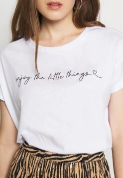 Even&Odd MANDALA ENJOY THE LITTLE THINGS TEE - T-Shirt Print - White -Mode Kleidung 43e0c772db35485aa4b308765cb70795