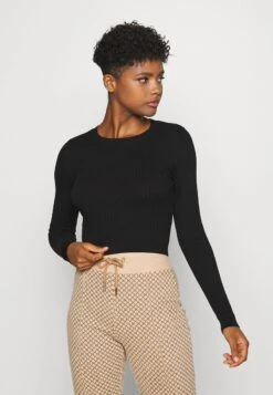 Even&Odd 2 PACK - Strickpullover - Black/sand -Mode Kleidung 4e2af4b278eb498cbfc21789575b42ec