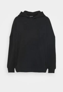 Even&Odd HOODIE LONG WITHOUT DRAWCORD AND POCKET - Kapuzenpullover - Black -Mode Kleidung 52198e5db4404c0f8de006564c1b3c01