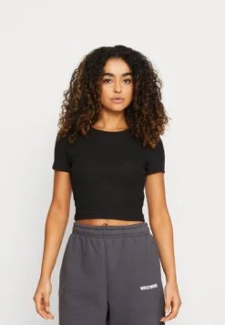 Even&Odd 3 PACK - T-Shirt Basic - White/black/olive -Mode Kleidung 55aaf7ff8742434d93bf78c57ea595dd