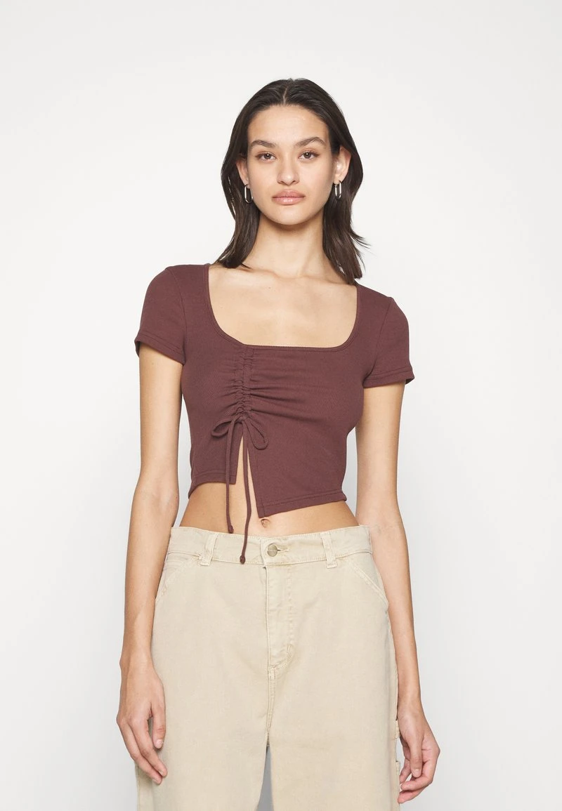 Even&Odd T-Shirt Print - Brown 3 Even&Odd T-Shirt Print - Brown – Bild 3