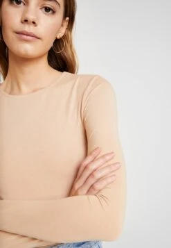 Even&Odd 2 PACK - Langarmshirt - Tan/black -Mode Kleidung 5cb04f631bbb4720a70b7dd368ef11b7