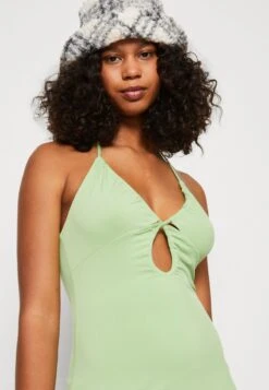 Even&Odd Jerseykleid - Green -Mode Kleidung 666da54cdae249d48aa8f70c42c50c0e