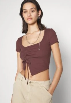 Even&Odd T-Shirt Print - Brown 11 Even&Odd T-Shirt Print - Brown -Mode Kleidung 685b30aeccd34434961bb9772fd577b8