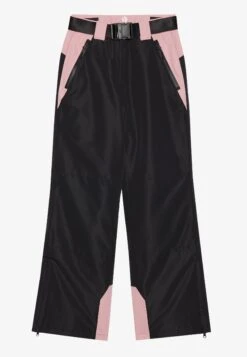SKI PANTS WITH ADJUSTABLE BELT - Ski Pants - Black/light Pink -Mode Kleidung 6e7d9b42db7f454ea26782ae17ea022a