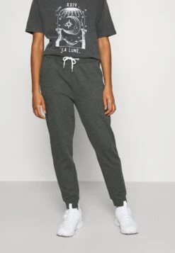 Even&Odd Regular Fit Jogger With Contrast - Jogginghose - Mottled Dark Grey -Mode Kleidung 70391d3b1a754a64b5b9afeddde97a98 1