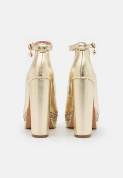 Even&Odd Plateaupumps - Gold -Mode Kleidung 78953e9d12d048e8ba65b5f512522ebb