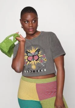 CLARE COLORFUL MYSTICAL - T-Shirt Print - Gray -Mode Kleidung 7b31ab804a8c4aaeb94bba35c36e0788