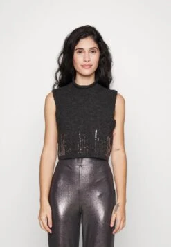 Stoffhose - Black/silver 10 Stoffhose - Black/silver -Mode Kleidung 871243180f4e430189695c22f4ce35ee