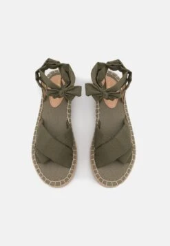 Even&Odd Riemensandalette - Khaki -Mode Kleidung 8a4df6f4dd5d4837bba10107a57cedf2