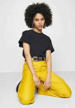 WASHED BASIC LOOSE TEE - T-Shirt Basic - Black -Mode Kleidung 92d0a71879974fd593fbdfe700587a79