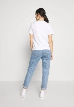 Even&Odd 2PACK - T-Shirt Basic - White/black -Mode Kleidung 93b0fb9fb6244e07afb51cd7139a9189