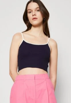 Even&Odd MULTI ROUND NECK 2 PACK - Top - Blue/white -Mode Kleidung 956d8b97157447f894ec8ebfb8c0ef6f