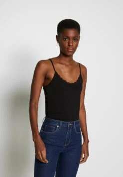 TRIM CAMI 2 PACK - Top - White/black -Mode Kleidung 9753a9ec42724ce48ac4b09e16f0e7b2