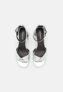 Riemensandalette - Silver -Mode Kleidung 97baa78a4917410586549e51bb1aa6b8