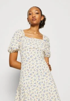 Even&Odd Freizeitkleid - Beige/blue/multi-coloured -Mode Kleidung 98388034322b4d748731f76ab5e2e6a1