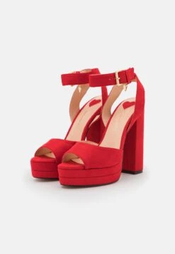 Even&Odd High Heel Sandalette - Red -Mode Kleidung 9bd0094107f04af88ef8e472a0ca9144
