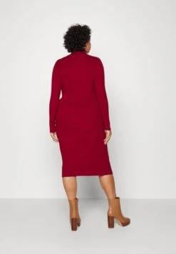 Strickkleid - Bordeaux -Mode Kleidung 9db535f59bcd4428a38701c115abbba6