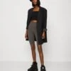Even&Odd SET - Shorts - Mottled Dark Grey