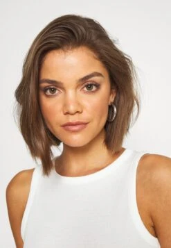 Even&Odd 2 PACK CROPPED TANK - T-Shirt Basic - Black/white -Mode Kleidung b5488ebca96f49acbbdbfa9154f23ebb