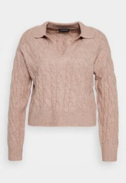 Even&Odd Strickpullover - Taupe -Mode Kleidung b98a9803bbc1445b858bc3e41b2b1187