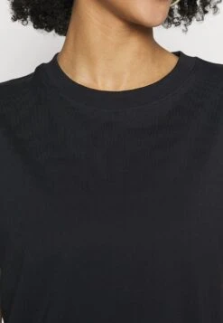 WASHED BASIC LOOSE TEE - T-Shirt Basic - Black -Mode Kleidung bee117ab94ac4ac7950f942c58651a2f