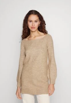 Even&Odd SCHULTERFREI MINI STRICKKLEID - Strickkleid - Camel -Mode Kleidung c57503fc6afd4b77a3b1adb36705d61f 1