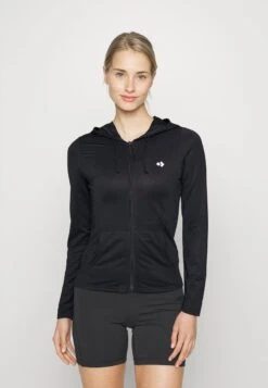 BREATHABLE ZIP-UP HOODIE - Sweatjacke - Black -Mode Kleidung c8100c12640a44058b25b0a5ef42d46b 1