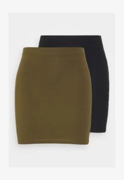 2 PACK - Bleistiftrock - Black/khaki -Mode Kleidung cd6505136f9441d18d36d80338845f75