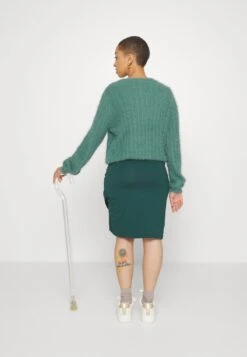 Even&Odd Bleistiftrock - Green -Mode Kleidung db63774916bf4c6ea3723048b669cc3d